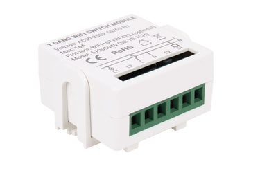 Cofan – Relé WiFi Inteligente Individual 16A | Automatiza Interruptores y Enchufes | Compatible con App Smart Life y Tuya | Alexa y Google